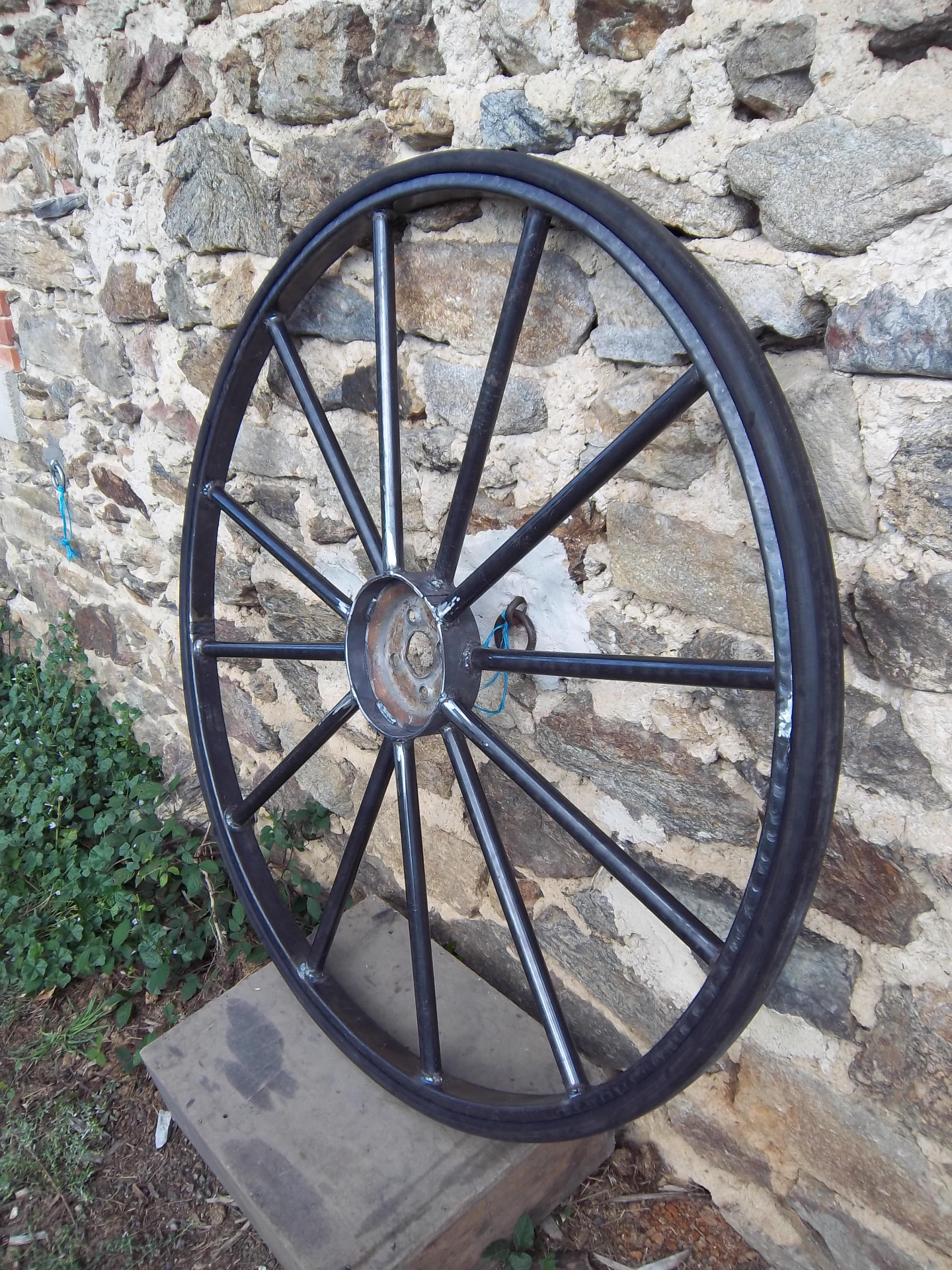 Roues bandées en caoutchouc